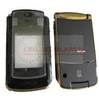 CARCAÇA MOTOROLA V8 PRETA COM DOURADO SIMILAR